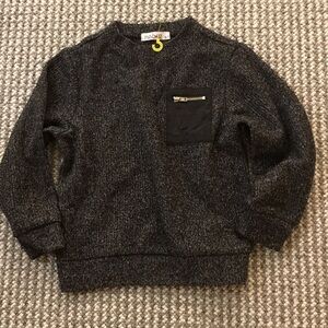 Kids' Black Sweater with Pocket by Biba